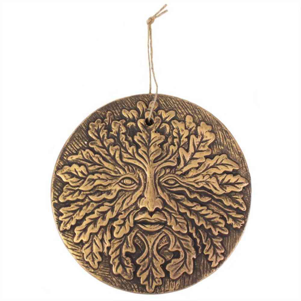 Something Different - Green Man Muurdecoratie - Bronskleurig